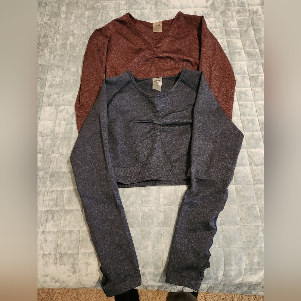 ECHT Arise Scrunch Long Sleeve Top Set